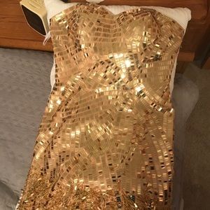 Short Tony Bowls Prom Dress